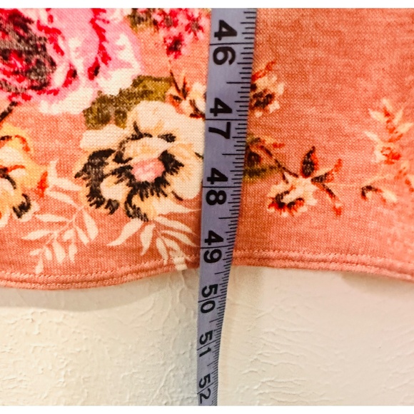 Bailey 44/ Anthropologie Pink  Rose V-Neck , Slit Front, Midi Dress, x-Small - Picture 8 of 13